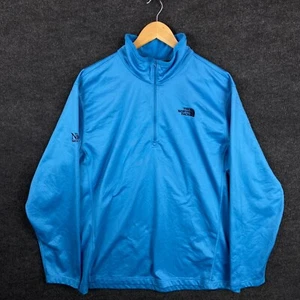 The North Face Mens Jacket 2XL Blue Long Sleeve 1/4 Zip Nicolet National Bank - Picture 1 of 22