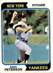 1974 Topps Fritz Peterson New York Yankees #229 - Picture 1 of 2