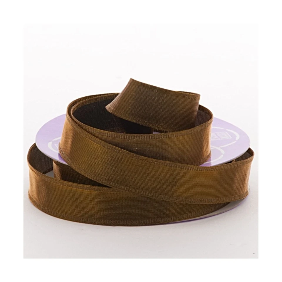 Old Gold Crimped Edge Heavy Weave Metallic Ribbon - 5/8in. x 25 Yds (57870658) - Image 1 of 1