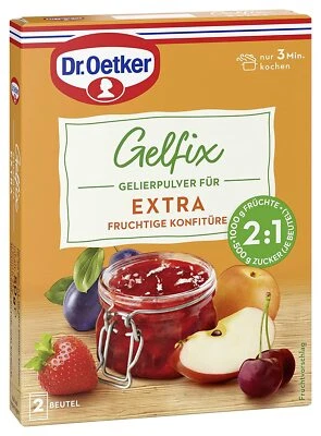 Dr.Oetker Gelfix EXTRA Gelling Sugar for jellies,jams, marmalades 2:1 FREE SHIP