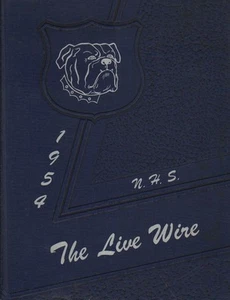 Anuario de secundaria Newport Maine ME Newport High School Live Wire 1954 - Imagen 1 de 1