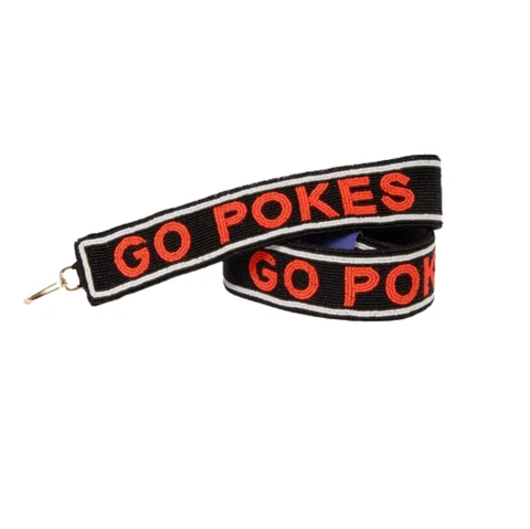 Desden Oklahoma State Beaded Purse Strap Cover