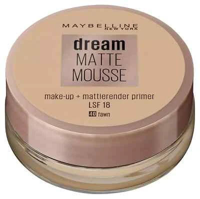 Maybelline Jade Dream Matte Mousse Foundation | 40 Fawn | 18ml - Image 1 of 2