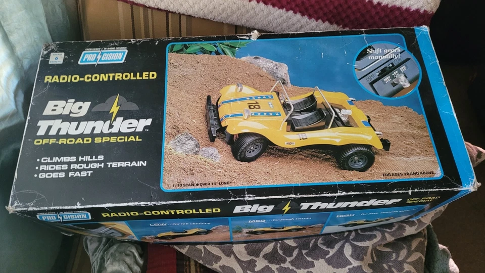 Vintage RC Procision Big THUNDER dune buggy 1/10 Scale RARE - Image 1 of 4