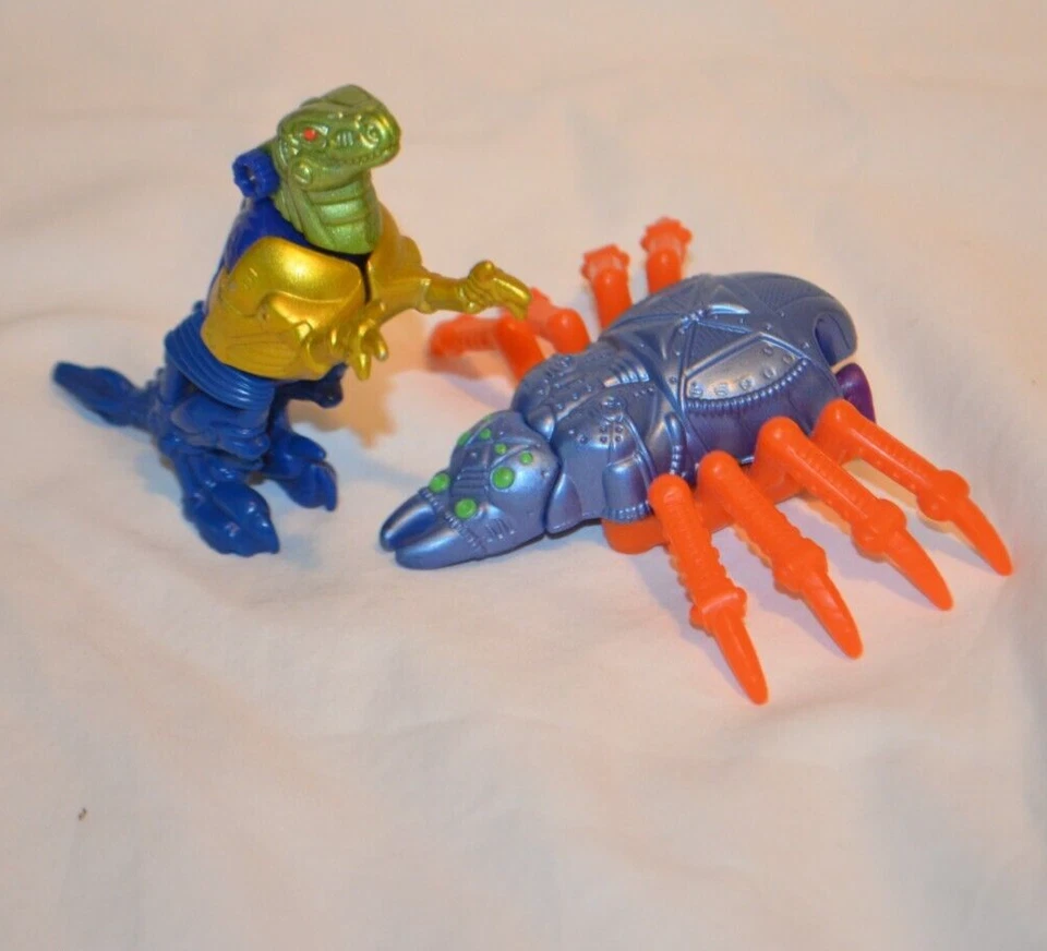 Lote De Colección 1987 McDonald's Transformers Beast Wars DINOBOT y BLACKARACHNIA Foto 1 de 4
