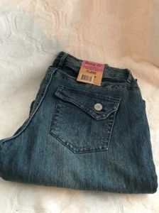 ROUTE 66 WOMEN'S CURVY FIT LOW RISE FLARE DENIM JEANS Sz:4 NWT - Picture 1 of 4