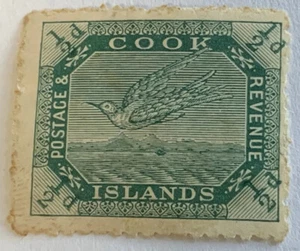 Cook Islands SC#39 1/2 Cent Revenue 1913 stamp SG#39 MH - Picture 1 of 2
