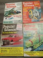 Lot of 4 Vintage Popular Science Magazine From 1964