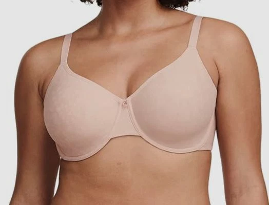 Chantelle Rose Comfort Chick Back Shaping Minimizer Bra Style 18J2 34 H