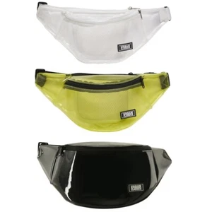 Urban Classics Transparent Shoulder Bag Hip Belt Mesh Logo Acc - Picture 1 of 18