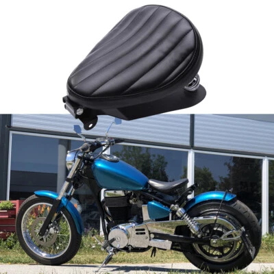 Bobber Motorcycle Spring Solo Seat w/ Base Plate For Suzuki Savage 650 LS650 S40 - Image 1 of 4