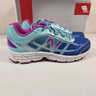 New Balance Girls 860 V8 KJ860PBY Blue Running Shoes Sneakers Size 6 M - Image 1 of 4