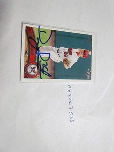 2011 Topps Donn Roach signed Baseball Card 2