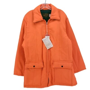 Vintage Timber King Silent Sentry II Orange Hunting Jacket USA MADE Size LARGE - Picture 1 of 9