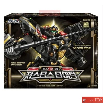 Miniforce Super Cops JUSTICE TITAN BLACK EDITION Integration Transformer Robot - Image 1 of 4