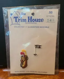 The Trim House Style No. 548 Patches Golf Bag Flag 19 - Picture 1 of 4