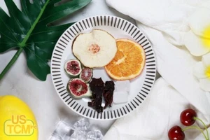 Mixed Fruit Flower Tea || Fig-SnowPear-Tangerine-Roselle 3 Packs - Picture 1 of 7