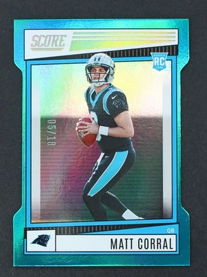 2022 Score Matt Corral Diecut 5/10 #302 - Image 1 of 2