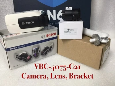 Bosch VBC-4075-C21 Security Color Camera W/720TVL High Res. 3.5-8mm Bracket NEW! - Image 1 of 4