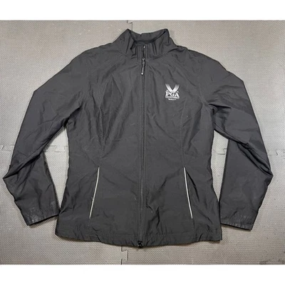 Vintage PGA Championship Valhalla Cutter & Buck full Zip Golf Jacket Black - Image 1 of 4