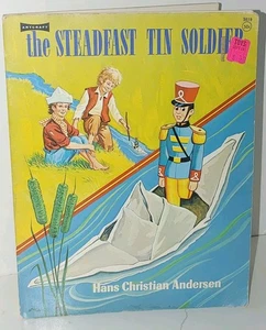Der standhafte Zinnsoldat Vintage Buch Hans Christian Anderson Original 0,50 Cent Etikett - Bild 1 von 11