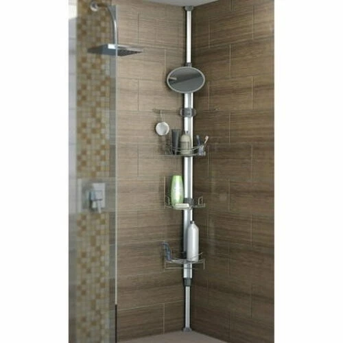 Monsoon II Shower Caddy by Artika Fog Resistant Mirror