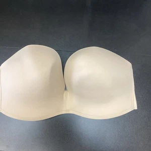 Sujetador sin tirantes DELIMIRA para mujer 42DD sin costuras nuevo soporte definitivo beige - Imagen 1 de 8