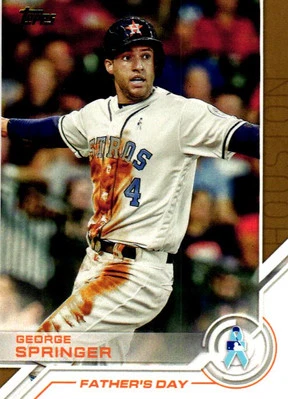 2017 Topps #S-36 George Springer Salute - Image 1 of 2