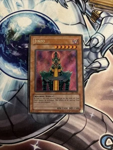(24) Jinzo PSV-000 Secret Rare Unlimited Yu-Gi-Oh Holo Secret Rare DMG - Picture 1 of 21