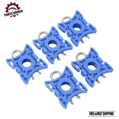 51321938884 For BMW 535i 540i 735i 5Pcs Window Regulator Sliding Pivot Clips US - Изображение 1 из 4