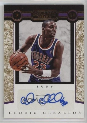 2016-17 Panini Grand Reserve Grand Auto Granite /25 Cedric Ceballos #30 Auto - Image 1 of 2