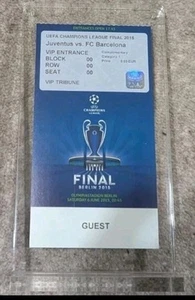 2015 Champions League Final Commemorative Ticket Barcelona Juventus Messi - Picture 1 of 1