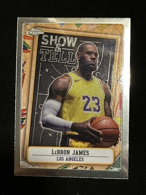 2025 Topps Chrome LeBron James LA Lakers Show And Tell ST-6 - Image 1 of 2