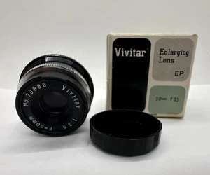 Vivitar Enlarging Lens EP 1:3.5 ~ f=50mm Enlarging Lens No. 79986 NOS - Japan - Picture 1 of 9
