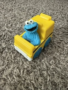 Vintage Sesame Street Tyco 1993 Cookie Monster School Bus Car Kids Toy COLLECT - Picture 1 of 5