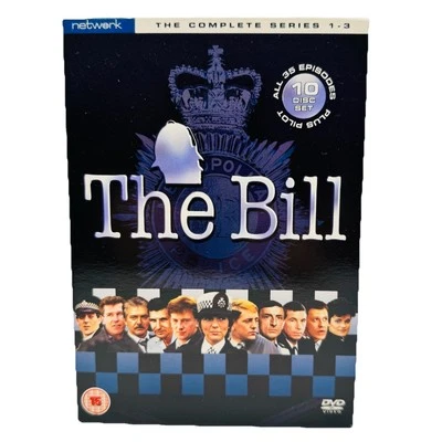 The Bill Series 1 2 3 Dvd Complete Season 1-3 The Pilot 10 Disc Region 2 Box Set - Image 1 of 4