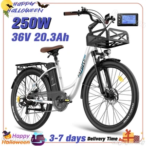 FAFREES F26 Lasting 250W Elektrofahrrad 20.3Ah E-Citybike Pedelec 140KM Korb 26" - Bild 1 von 18