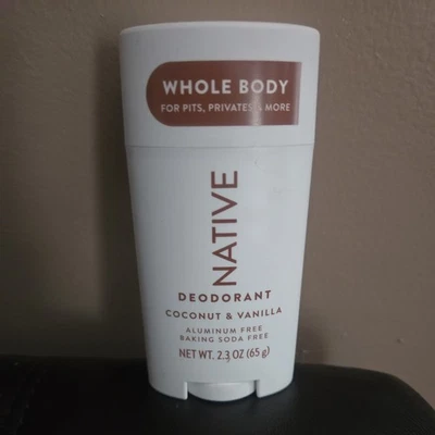 Native Whole Body Deodorant Coconut & Vanilla 2.3 oz  - Image 1 of 2