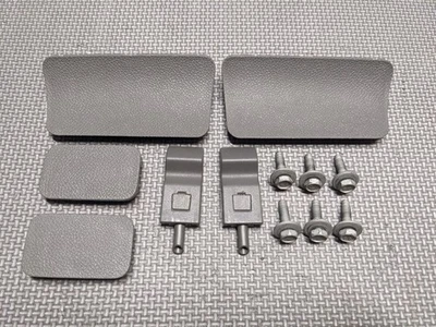 2007 2008 2009 Silverado Sierra DK GRAY Front Door Panel Screw Cover Trim Panels - Image 1 of 4