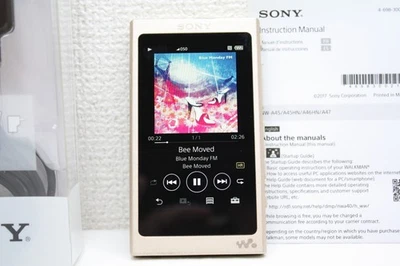 Sony NW-A45  pale gold Walkman Portable Audio Player Hi-Res English Working #273 - Image 1 of 4