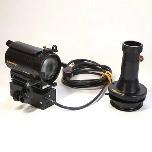 Dedolight DLHM 100W Fokussierlichtkopf 85 mm Projektionsaufsatz 120 V 50/60 Hz - Bild 1 von 15