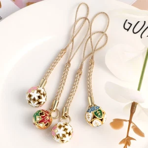 4 Pcs Mobilfunkseilschmuck Japanische Schlüsselanhänger Glocke Telefon Charme - Photo 1 sur 12