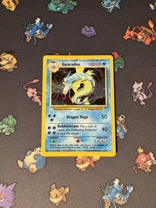 Cartas Pokémon Gyarados 6/102 Holo Raro Conjunto Base WOTC - (LP) - Imagen 1 de 6