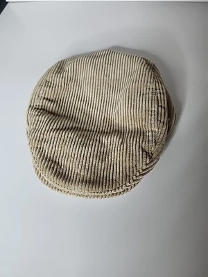 Sombrero de Newsboy BABY GAP Gatsby Codoroy Talla 6-12 Mo Botón Top Gorra Tostado Foto 1 de 4