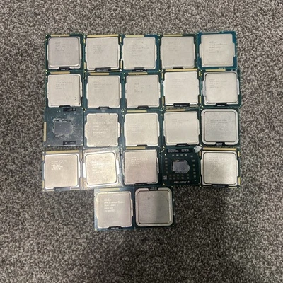 x26 Intel Core and Amd CPU 3.9GHz LGA1151 - JOB LOT Gold Recovery - Image 1 of 4