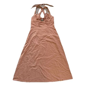 FREE PEOPLE BIBI MIDI DRESS SIZE LARGE - Picture 1 of 8
