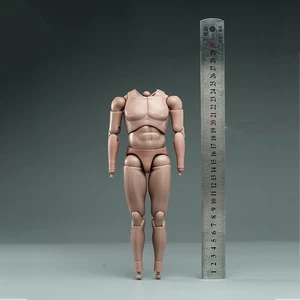 1/6 Male Suntan Skin Muscle Super Flexible Joint Body Model Fit 12"Figure Toy - Picture 1 of 7