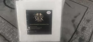 Pair of Pure Mulberry Silk large Pillowcases Anti-Ageing Skin Friendly case £80 - Picture 1 of 7