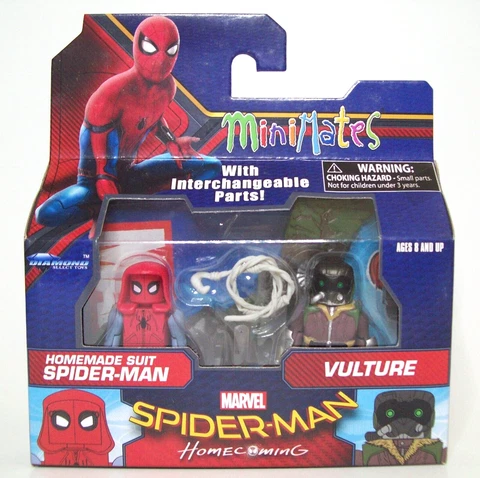 Minimates Homemade Suit Spider-Man & Vulture Spider-Man Homecoming Marvel MCU Cover