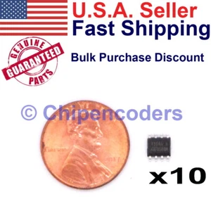 10x ST Micro M93S46-MN6 Microcable serie 3 cables Bus EEPROM SO-8 2.5-5.5V 1 Kbit - Imagen 1 de 11